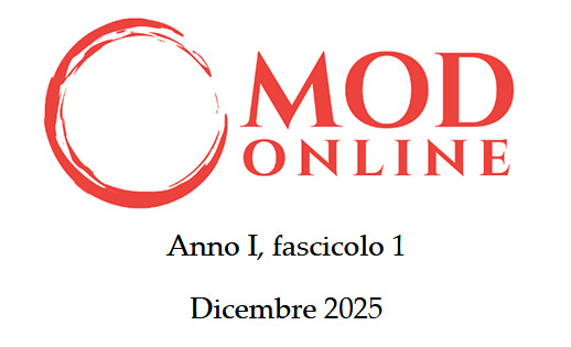 Editoriale Numero 1 MODONLINE